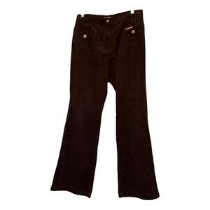 Roberto Cavalli Brown Flare Pants